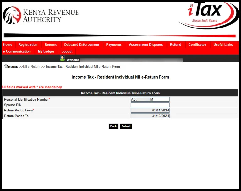 KRA Tax Obligation