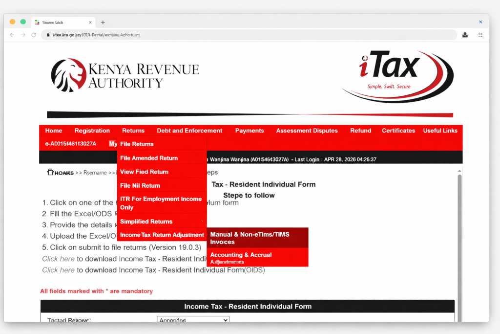 Report Manual Non-eTIMS Expenses