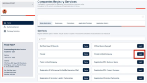 Private Company Registration