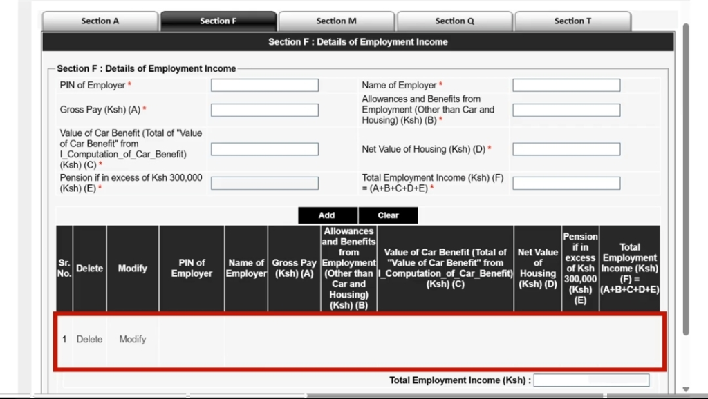 File Returns with P9 Form