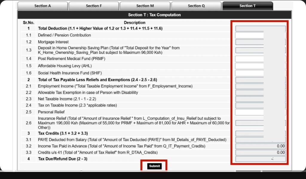 Tax Filing with P9 Form