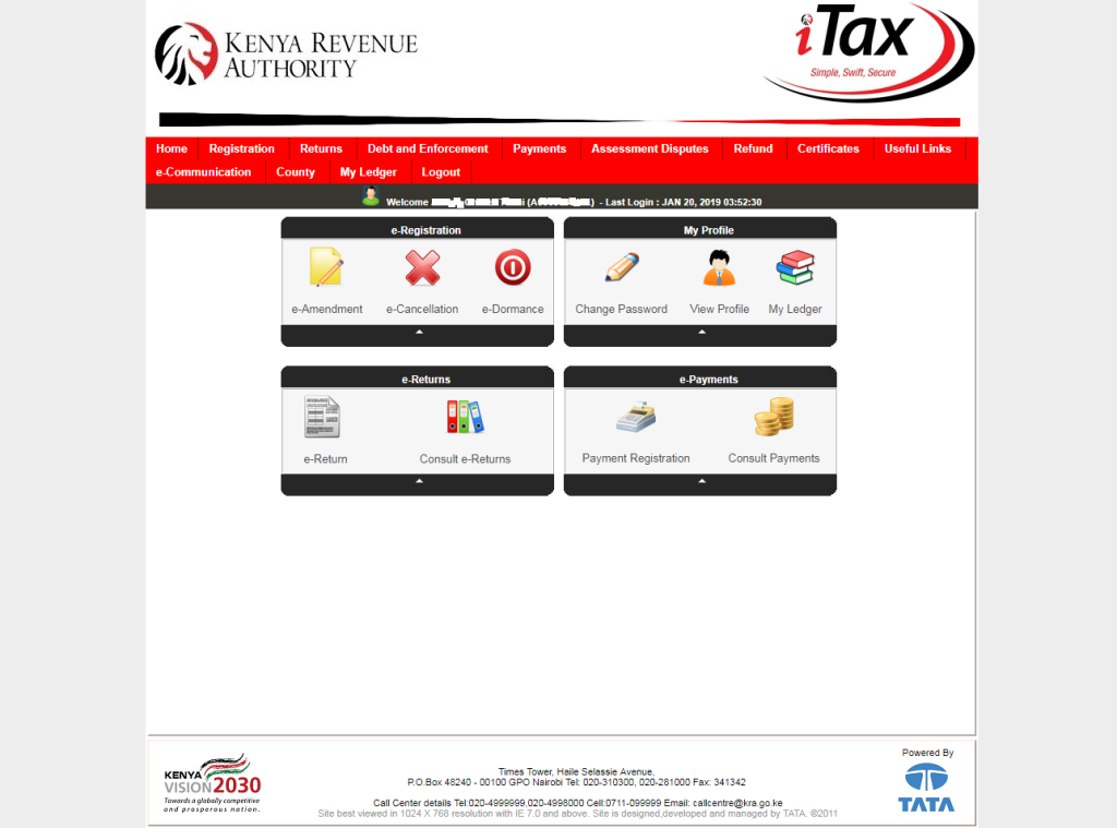 Login iTax