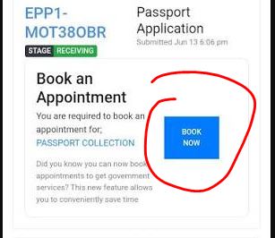 book passport Appointment