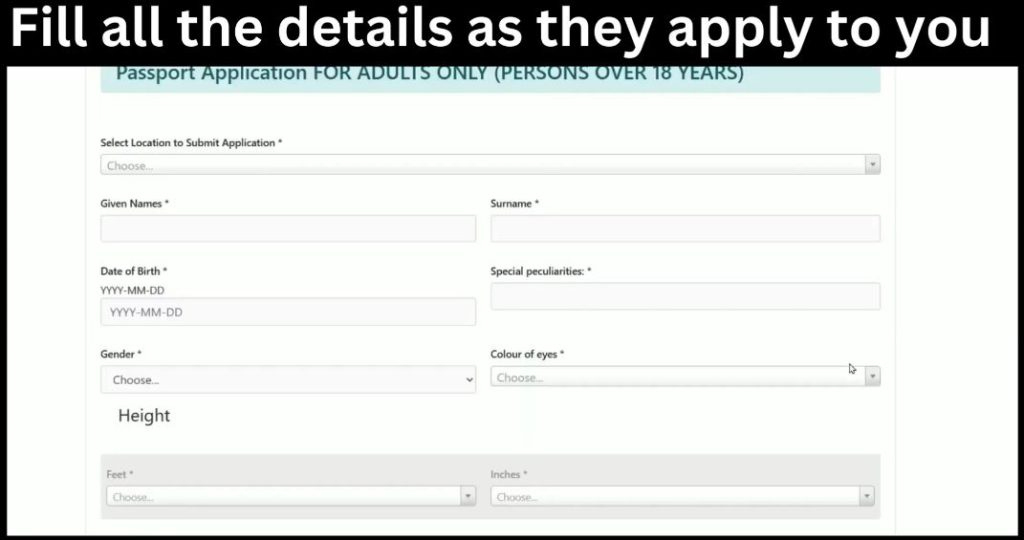 personal details