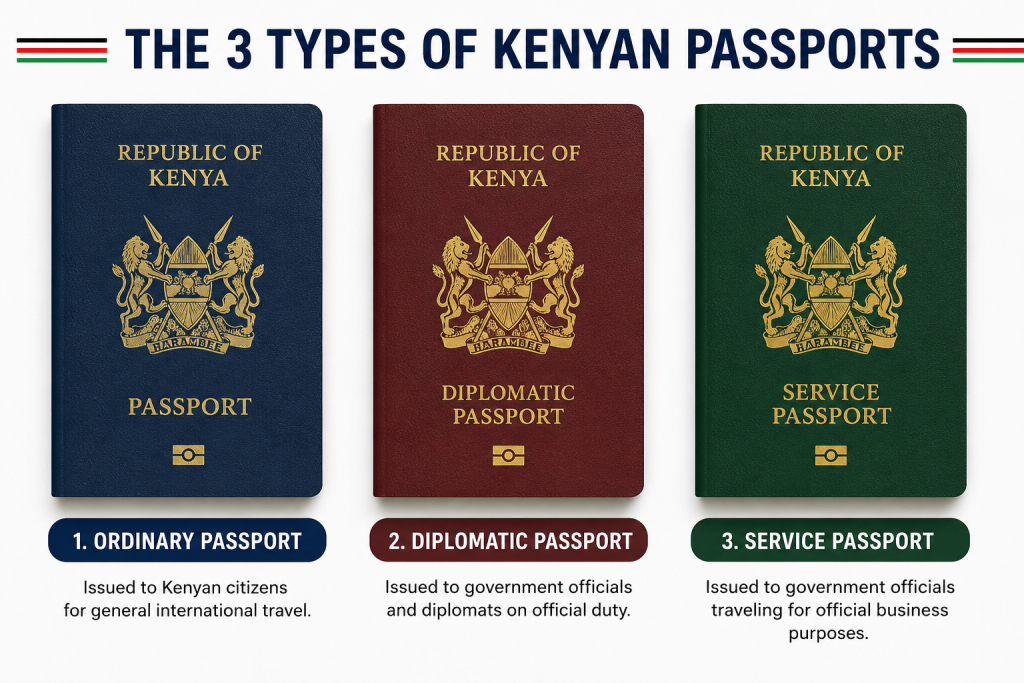 Types of Passports in Kenya