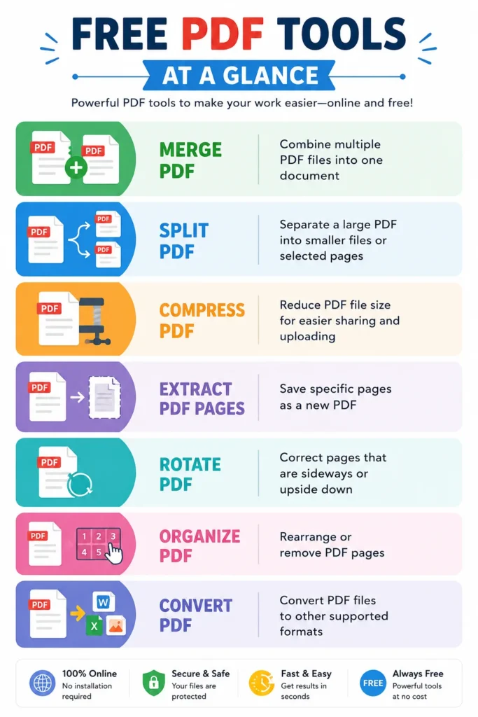 Online PDF tools 
