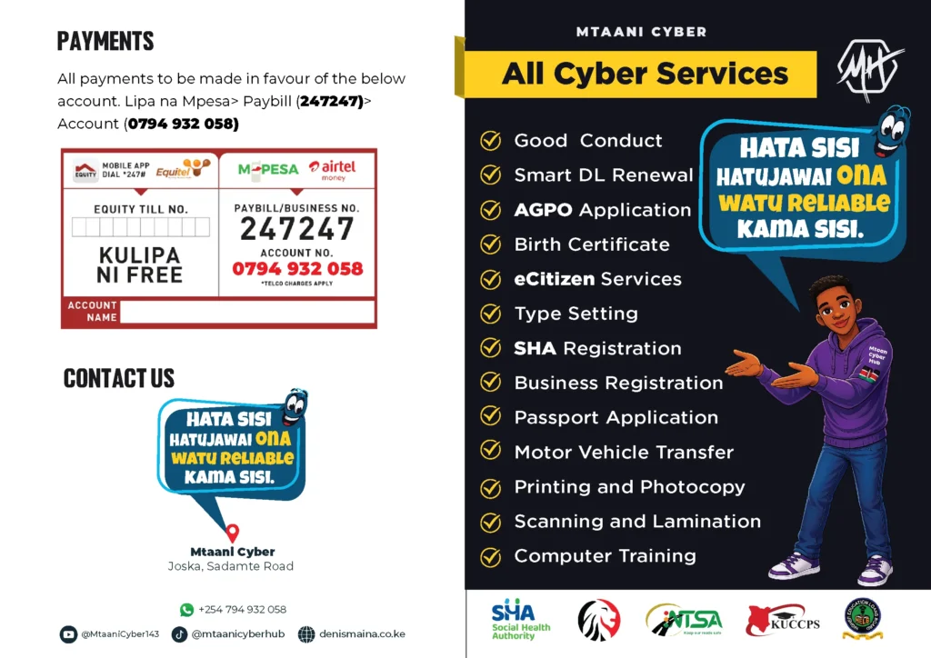 payments and contacts